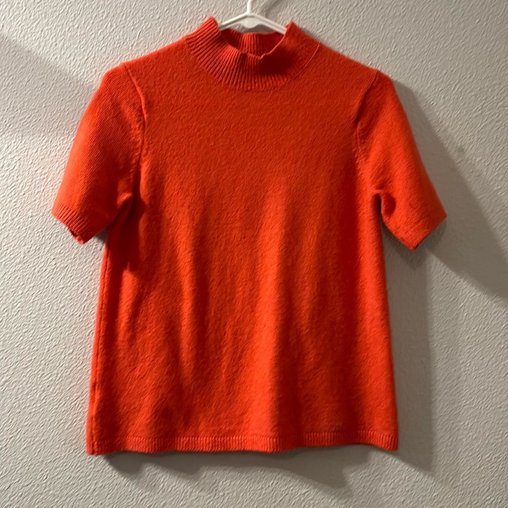 Loft mock turtleneck short sleeve sweater size XXS